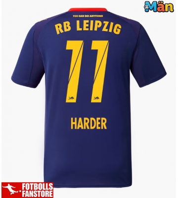 RB Leipzig Conrad Harder #11 Bortatröja 2025-26 Kortärmad